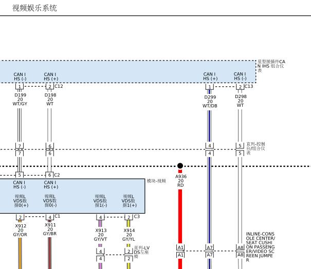 2015年吉普大切诺基娱乐音响系统电路图