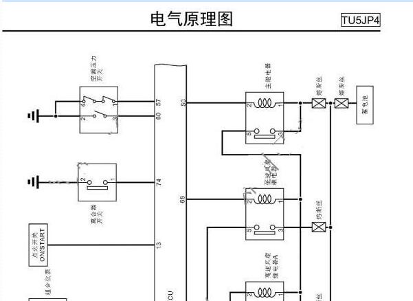 2011年郑州日产帅客发动机、仪表及防盗电路图及位置图