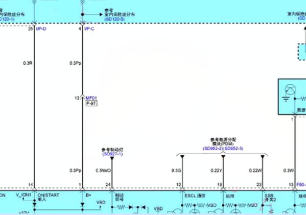 12年起亚凯尊PDM电路图