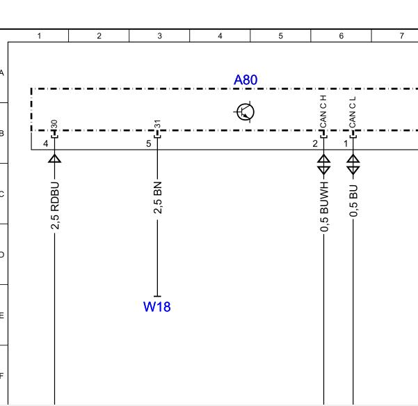 2015年奔驰GLK260变速箱电路图