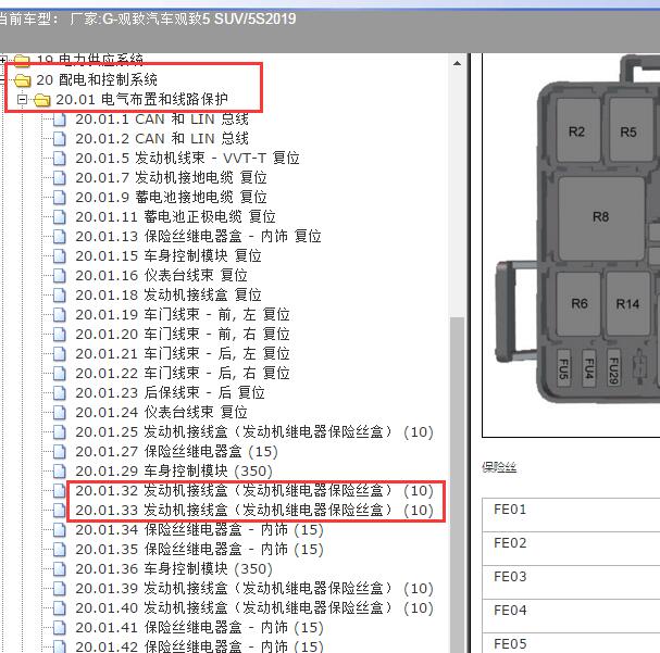 2019年观致汽车-观致5 SUV/5S保险位置