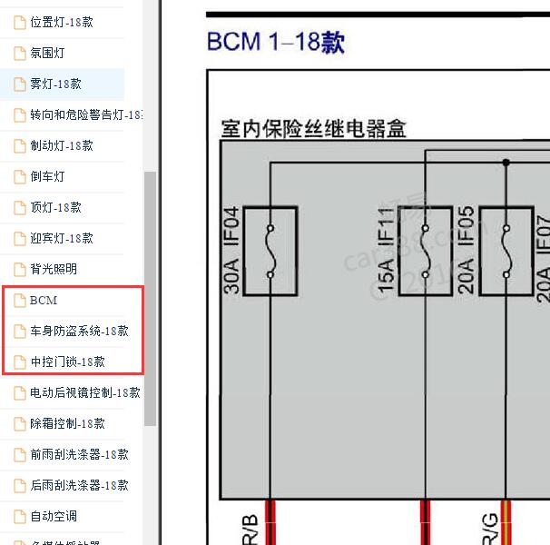 2020年吉利远景SUV车身电路图