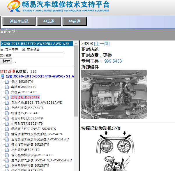2013年沃尔沃XC90发动机维修手册