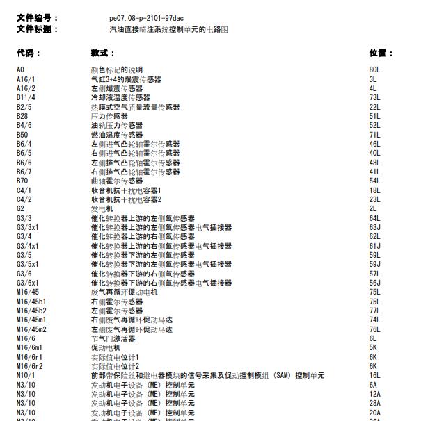 2009年奔驰E300 272952发动机电路图.