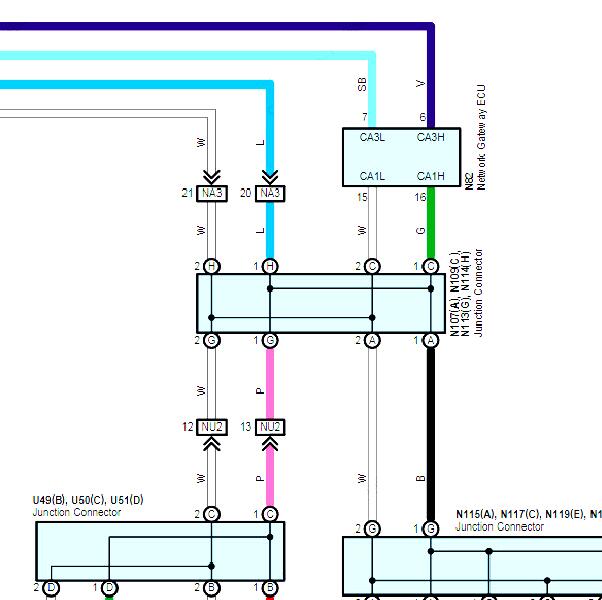 2012年雷克萨斯GS300 ABS电路图