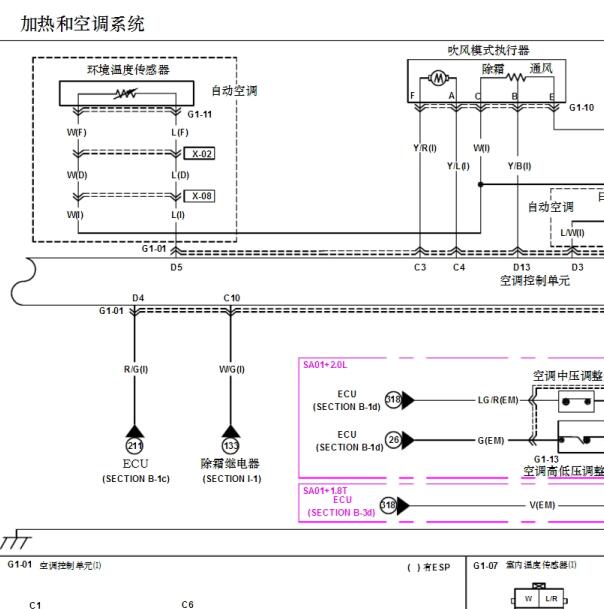2015年海马S7空调电路图