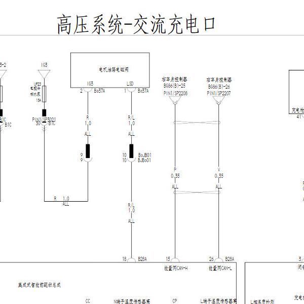 2022年腾势D9高压电路图