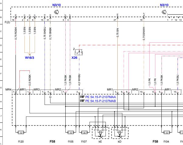 2006年奔驰ML350发动机电路图