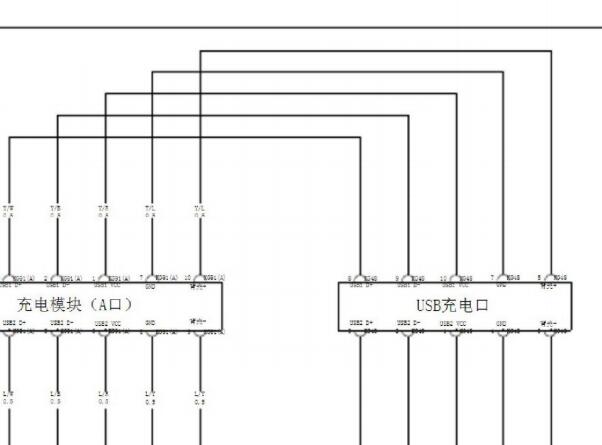 2017-2018年比亚迪宋MAX USB接口线路图