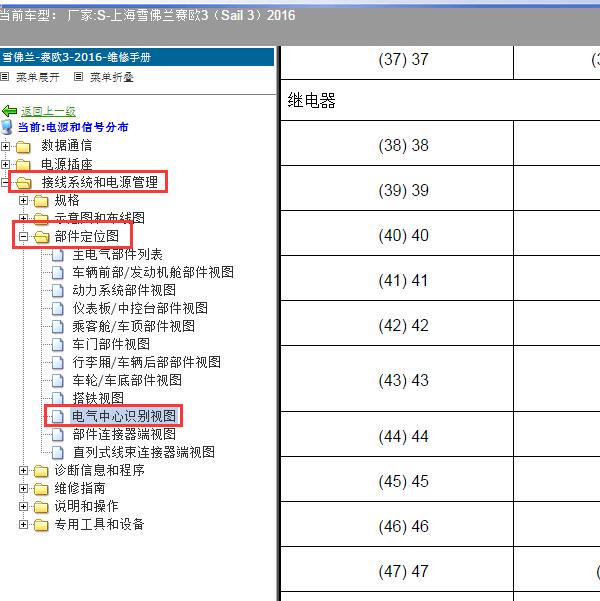 2016年上海雪佛兰-赛欧3 启动继电器位置
