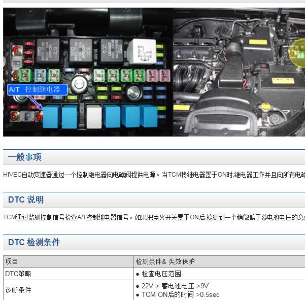 2005年现代御翔P0885故障码资料