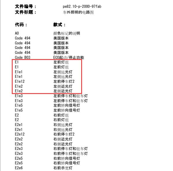 2010年奔驰C200近光灯电路图