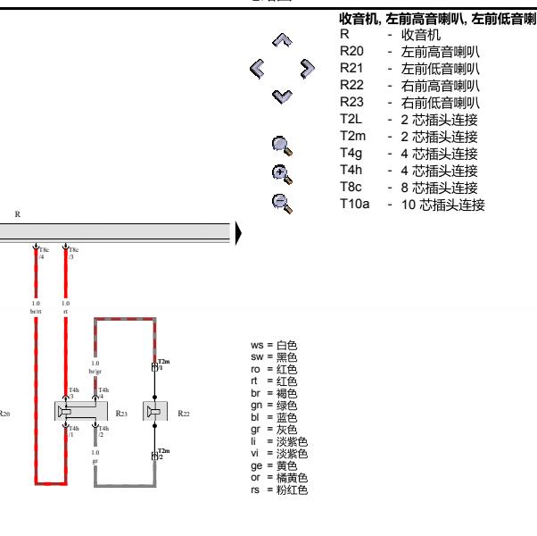 2011年大众朗逸音响电路图