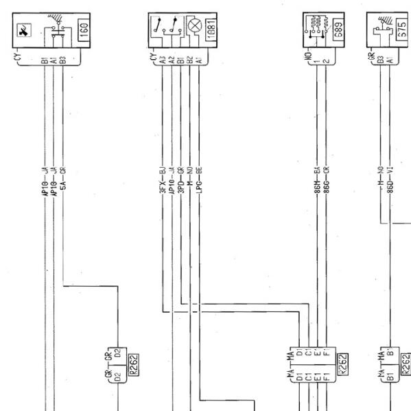 雷诺拉古那变速箱电路图