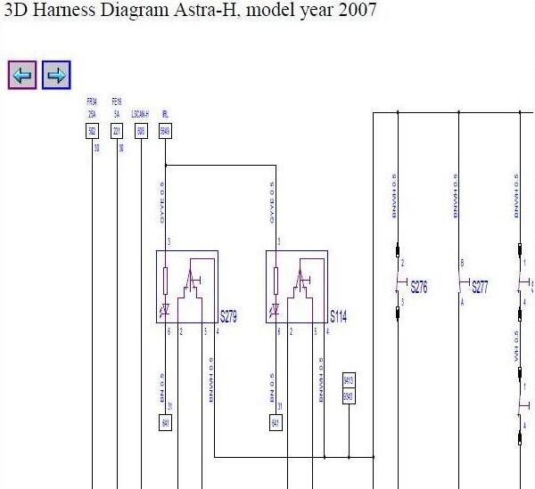 2007年欧宝雅特敞篷电路图和位置