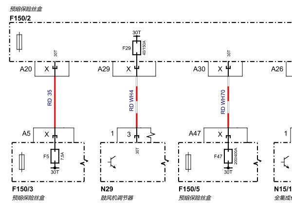 2023年奔驰迈巴赫S480保险丝电路图和位置图