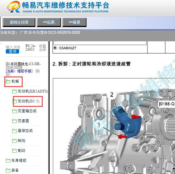 2019-2020年雪铁龙C3-XR发动机维修手册