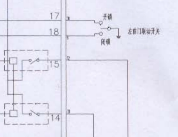 11年福田迷迪车窗电路图