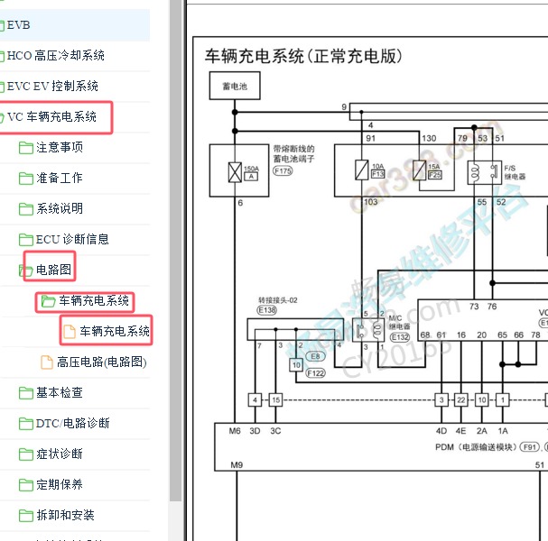 2022年东风启辰D60EV充电机电路图