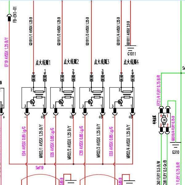 2018年长安科赛发动机电路图