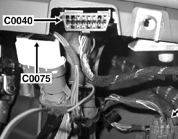 2009年路虎发现3网络线束节点位置