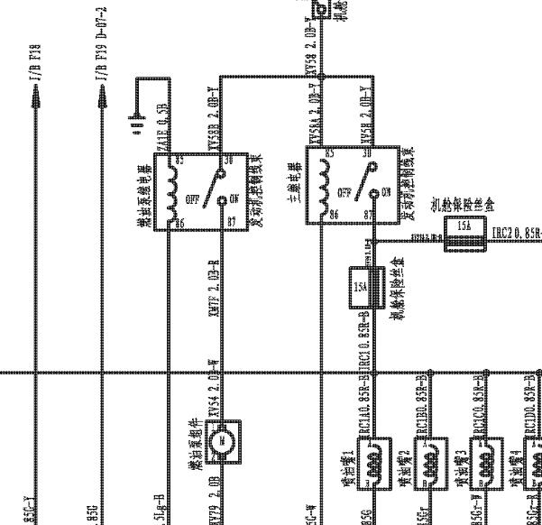 2014年猎豹黑金刚油泵电路图