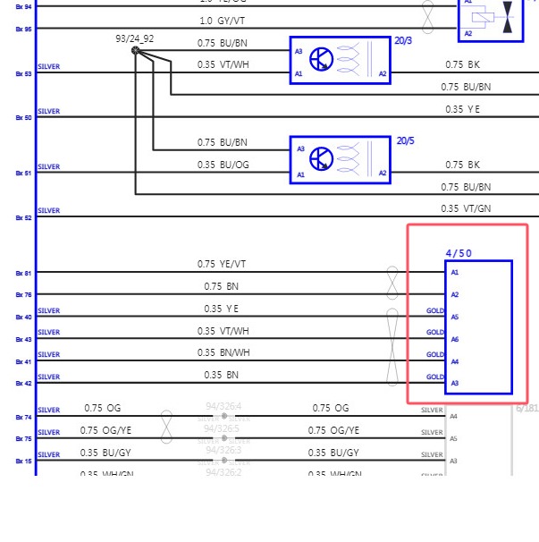 2018年沃尔沃S90发动机节气门电路图