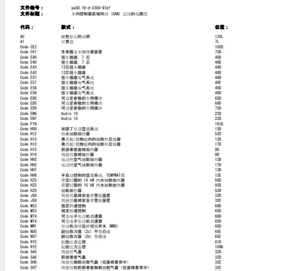 2001年奔驰斯宾特网络通讯电路图