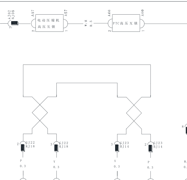 2018年比亚迪秦高压电路图
