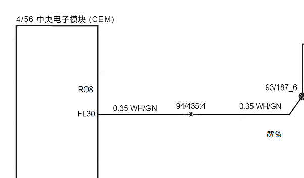 2023年沃尔沃XC40XC40灯光和中央电子模块相关电路图