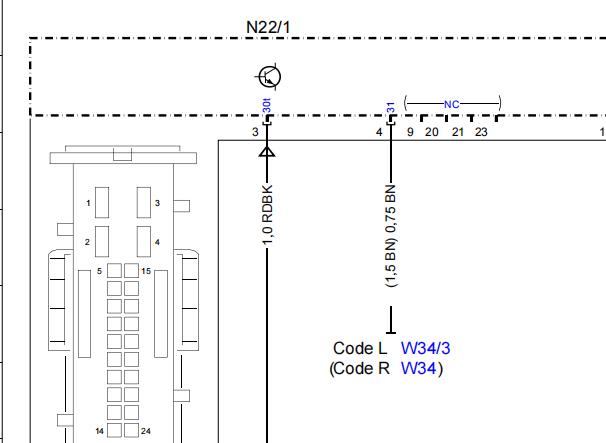 2020年奔驰GLC260空调电路图和保险丝资料