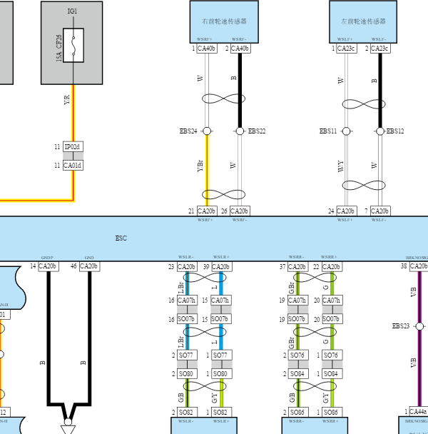 2023年吉利豪越L ESC电路图