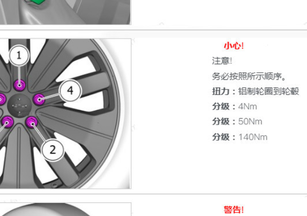 2021年沃尔沃XC90车轮扭矩资料