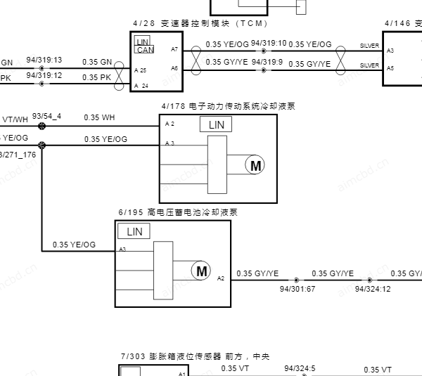 2019年沃尔沃XC60 PHEV高压系统电路图